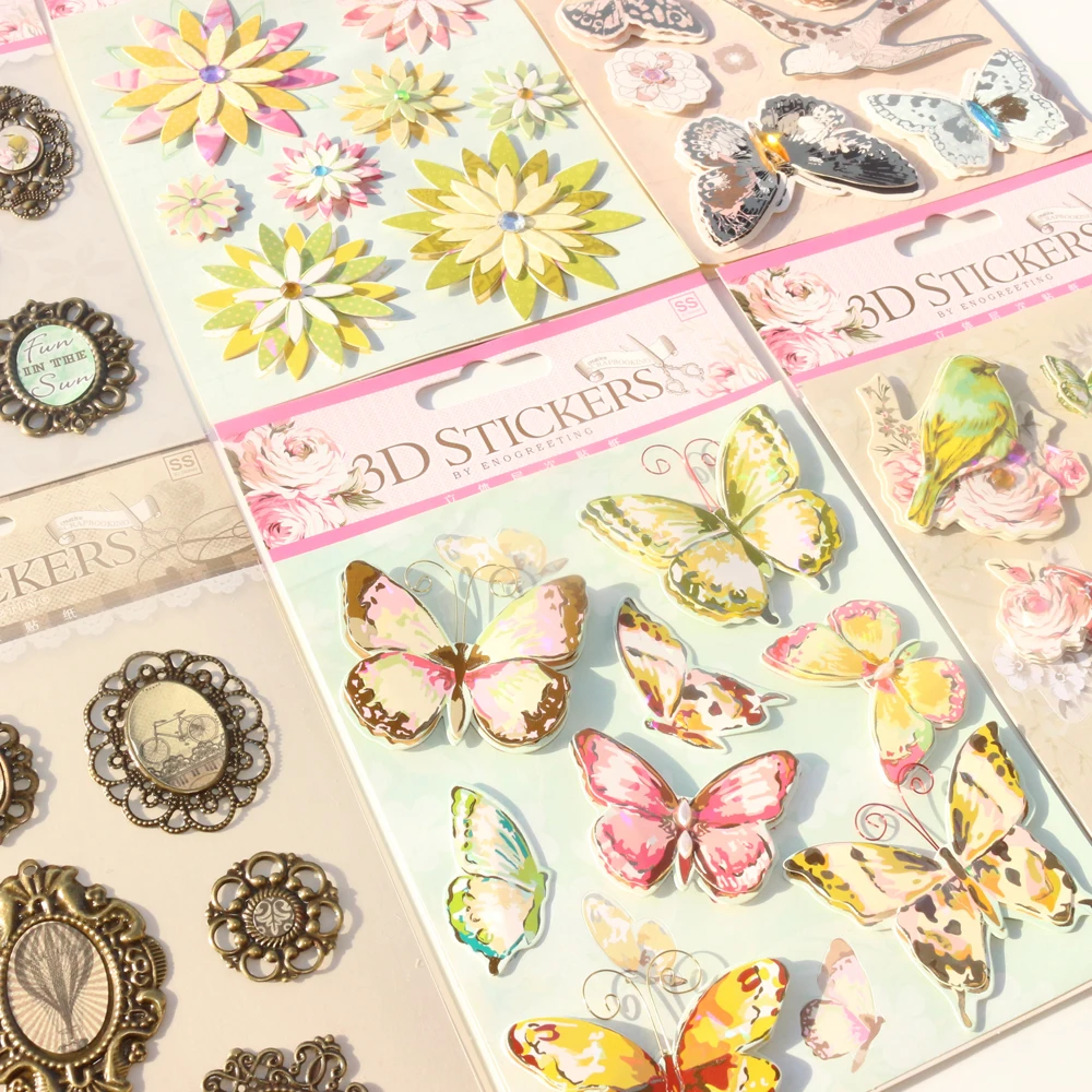 Domikee набор креативных милых стикеров из бумаги для школьников 3D Декоративные