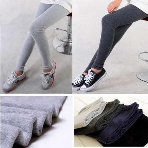 Легинсы высокого качества одноцветные эластичные с шлифовальными волосами