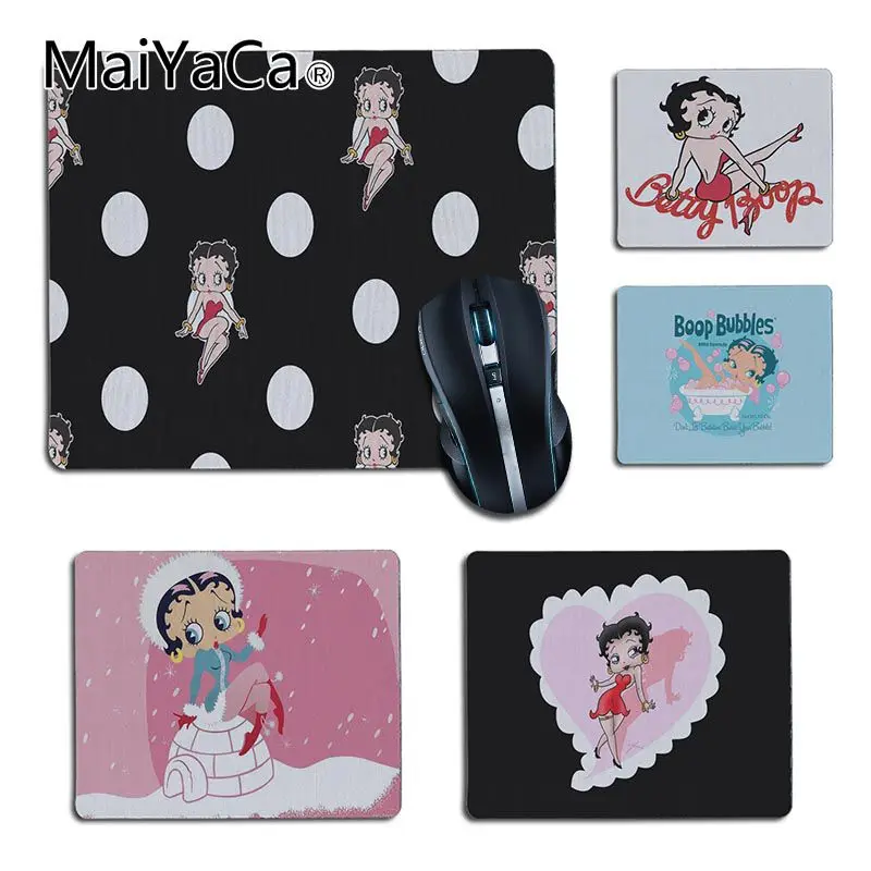 Коврики для мыши MaiYaCa Betty boop girl по индивидуальному заказу компьютерный коврик