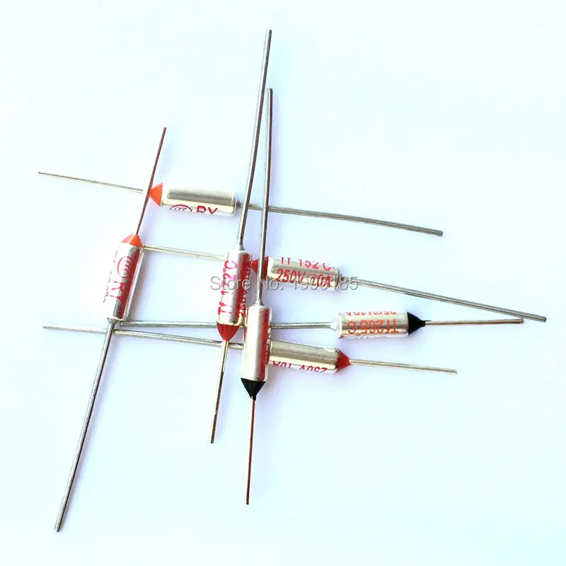 RY 10 шт./лот Новый микро-Термопредохранитель 10A250V 180 градусов Tf C мини-температурный