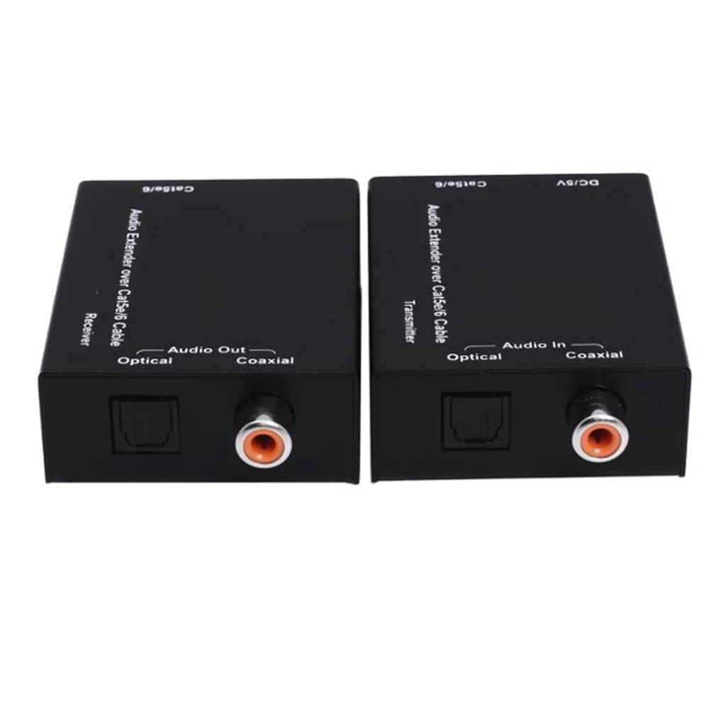 active digital audio extender digital coaxial spdif toslink audio extender by cat65e up to 300m free global shipping