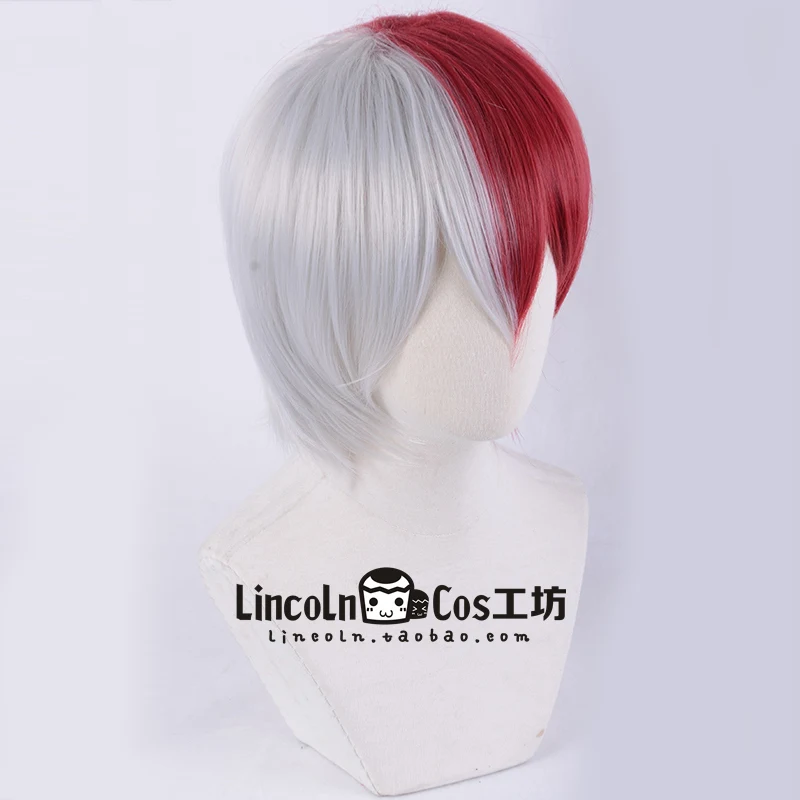 My Hero Academy Todoroki Shoto термостойкие волосы косплей костюм парик+ шапка парик