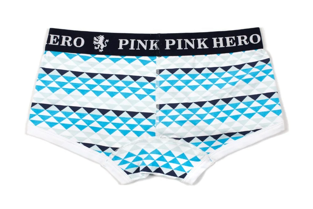 4 шт./лот Pink Heroes Для мужчин нижнее белье, боксеры, спортивные шорты, легкие, с красочной печати хлопок Для мужчин нижнее белье U сексуальные мужские трусы-боксеры, детские шорты, нижнее белье