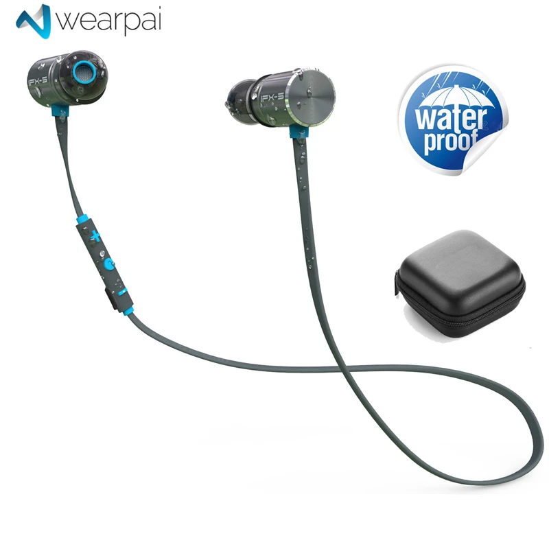 Wearpai BX343 Беспроводной Bluetooth наушники Водонепроницаемый IPX5 bluetooth V4.1 Бег Спорт