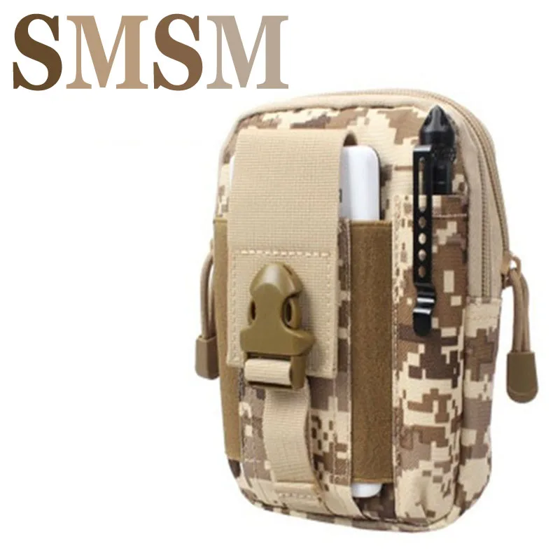 SMSM Molle спортивный поясной пакет кошелек сумка для мобильного телефона для Blackview BV9500/BV 9500 откидной Чехол для мобильного телефона - Цвет: SMSM