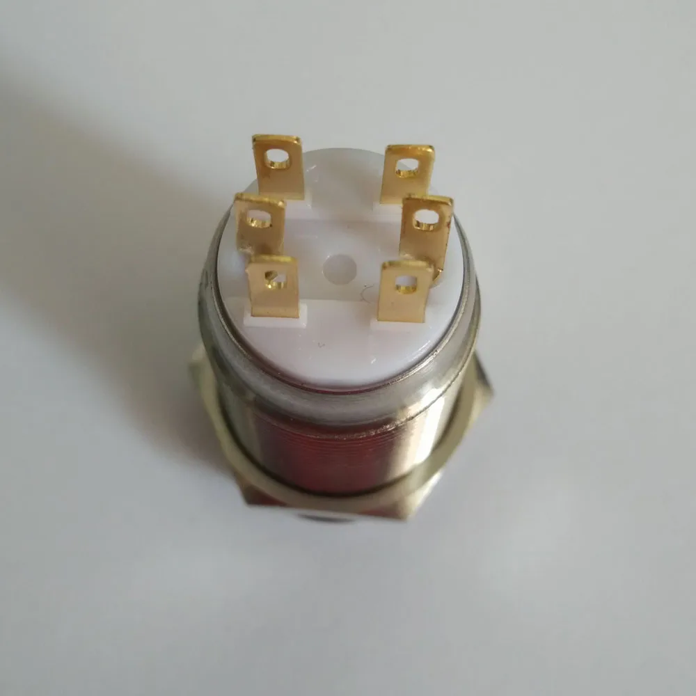 

10 pieces 19mm Waterproof 1NO1NC Momentary DOT illuminated Push Button Switch