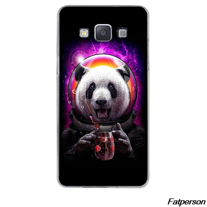 Panda Dab Life чехол для телефона samsung Galaxy s8 s8plus s3 s4 s5 s6 s7 жесткий прозрачный пластиковый