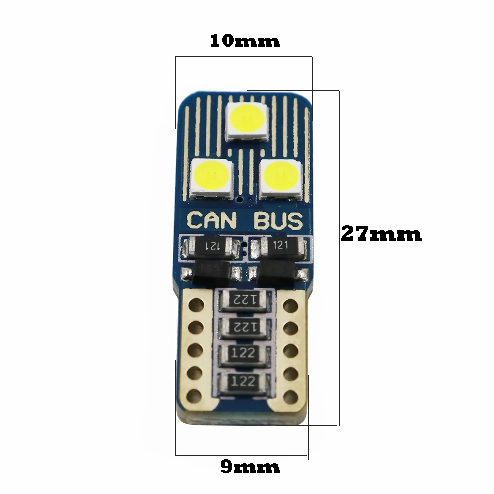YSY 50 шт. T10 W5W супер яркие 3030 2/4/6/8/10 SMD светодиодсветодиодный CANBUS без ошибок