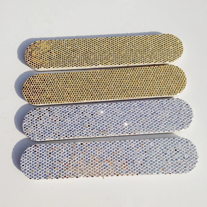 50 шт. высококачественные блестящие пилки для ногтей 100 мм|nail files manicure|nail filenail file 150 |