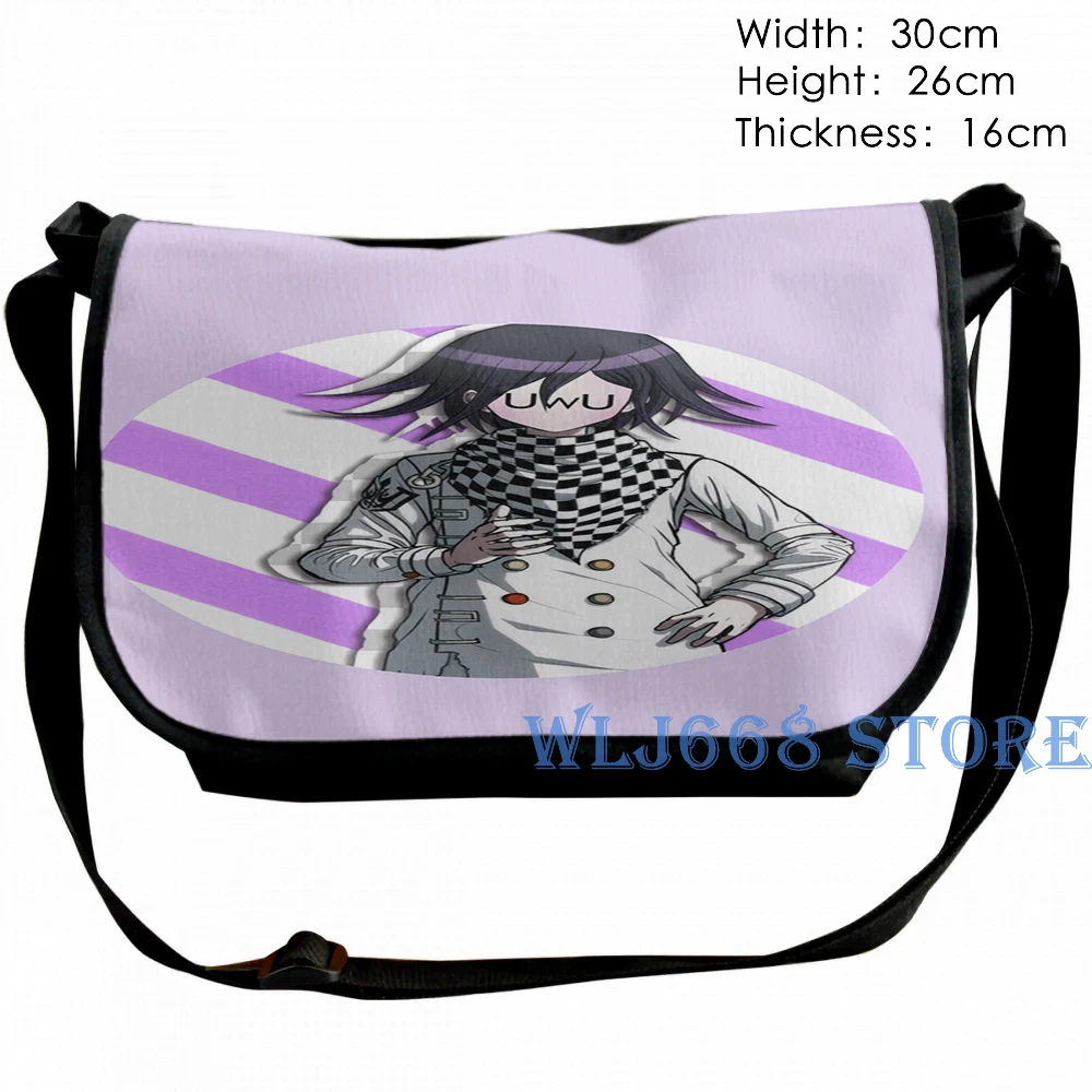 One Size Забавные сумки на плечо с графическим принтом для женщин Danganronpa-Kokichi Ouma, рюкзак на одно плечо для путешествий, мужская спортивная сумка - Цвет: One Size