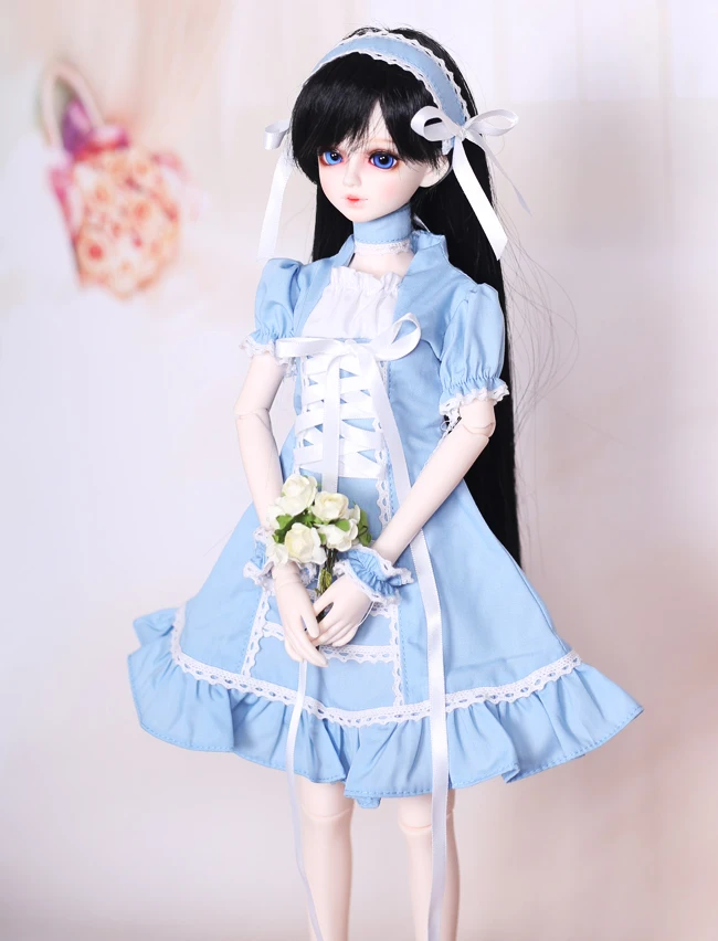 Одежда для куклы BJD/SD/синее платье масштаба 1/4 1/3 аксессуары одежды Bjd|doll clothes|sd doll