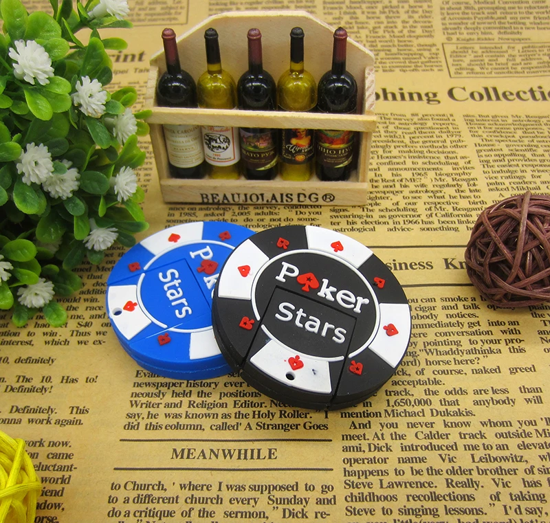 Poker chips USB флеш-накопитель 64 Гб карта памяти Флеш накопитель 32 ГБ 16 8 4