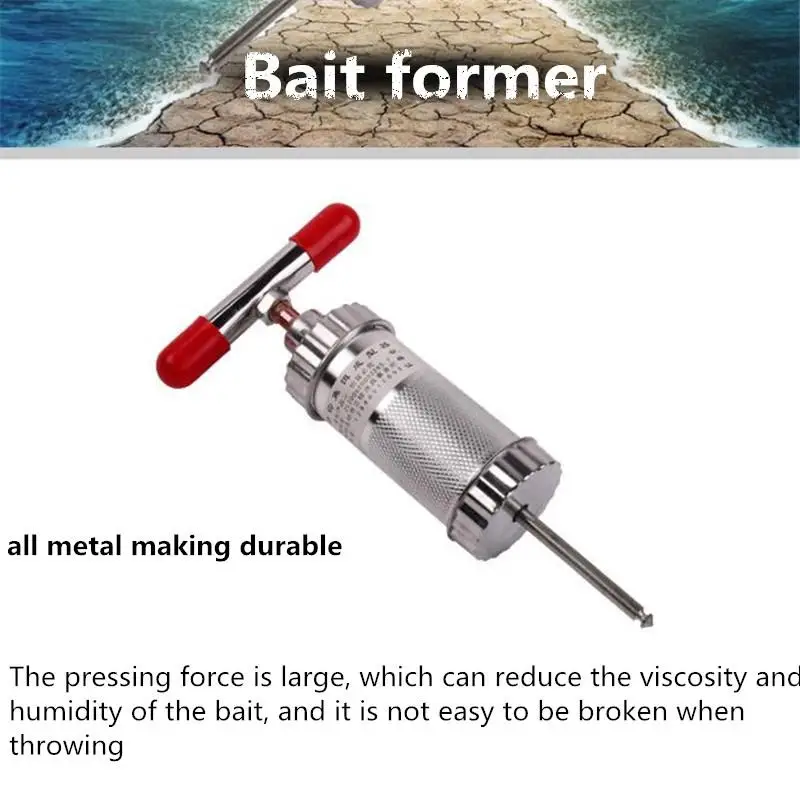 Mounchain Stainless Steel Fishing Lure Shaper Compressor DIY Explosion Hook Bait Former | Спорт и развлечения