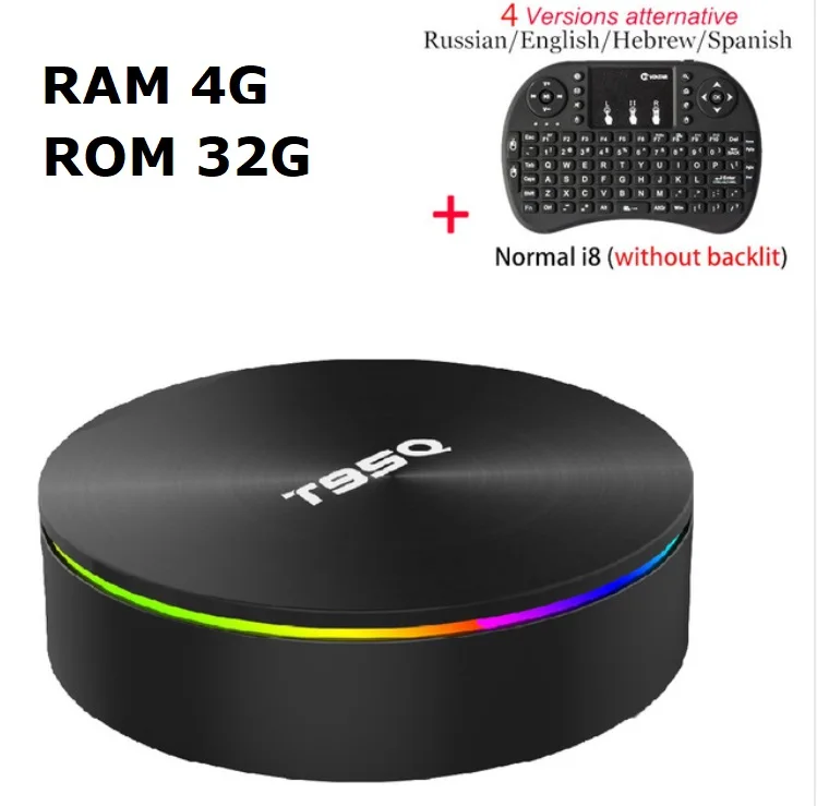 4G 64G No backlight ТВ-приставка Amlogic S905X2 Android 8,1 T95Q 4K Smart медиаплеер T95Q 4G 32/64G DDR4 четырехъядерный 2,4G& 5GHz Wifi PK X96 MAX ТВ-приставка - Цвет: 4G 64G No backlight
