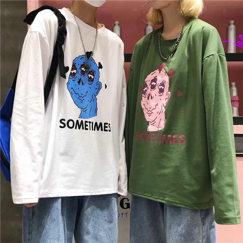 Polera Mujer, весенне-летняя футболка, женская одежда в Корейском стиле, Ulzzang, Harajuku, мультяшная забавная футболка, женские топы с коротким рукавом
