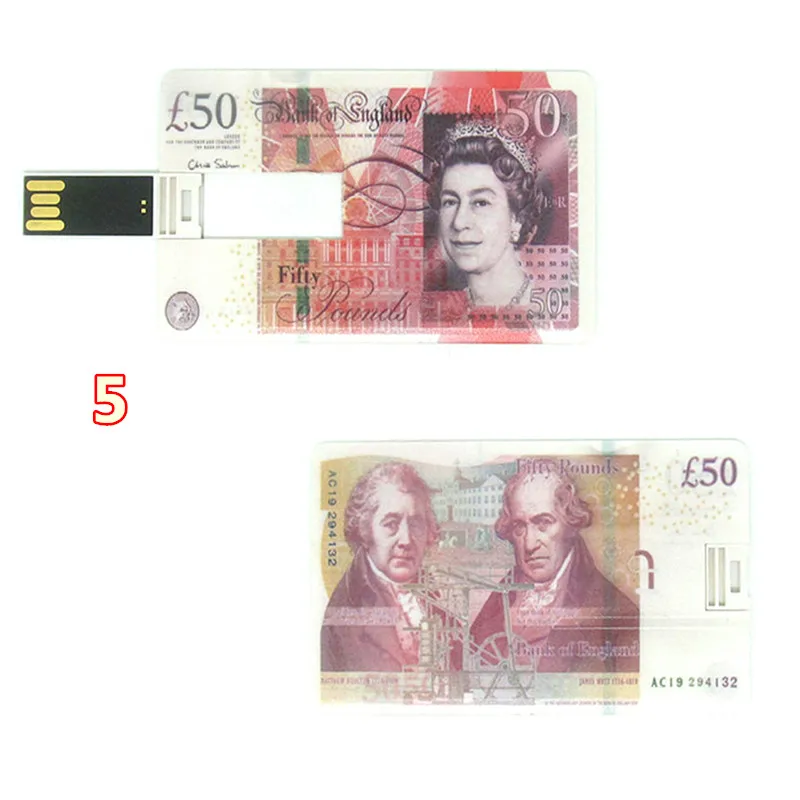 Все виды валюту в форме кредитной карты флэш накопитель персонализированные usb