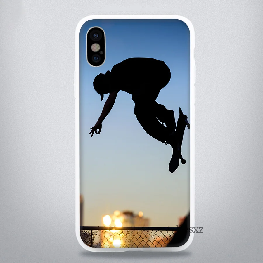 Чехол для телефона iPhone 11 Pro 7 8 6 6s Plus X XR XS Max 5 5S SE крышка Спортивная скейт-доска - Цвет: H2