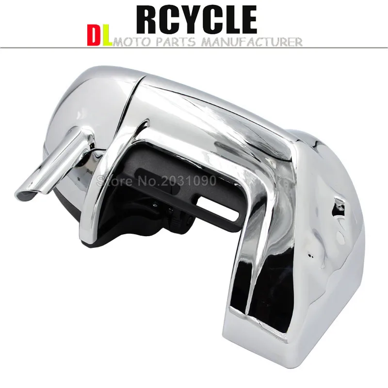 Chrom окрашенные нижние вентилируемые ноги обтекатель перчатки коробка для Harley