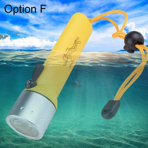 Светодиодный фонарик Z20, водонепроницаемый, 2000 люмен, CREE T6, светодиодный, для подводного плавания и дайвинга