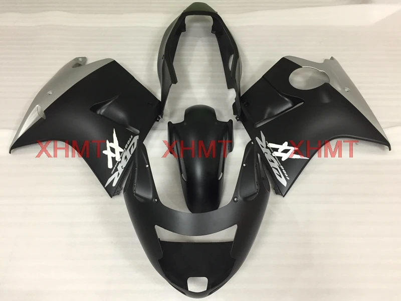 Для CBR1100XX 1996-2005 Обтекатели CBR 1100 XX 1998 комплекты обтекателей для Honda Cbr1100XX 1997 материя Черный Серебряный обтекатель мотоцикла