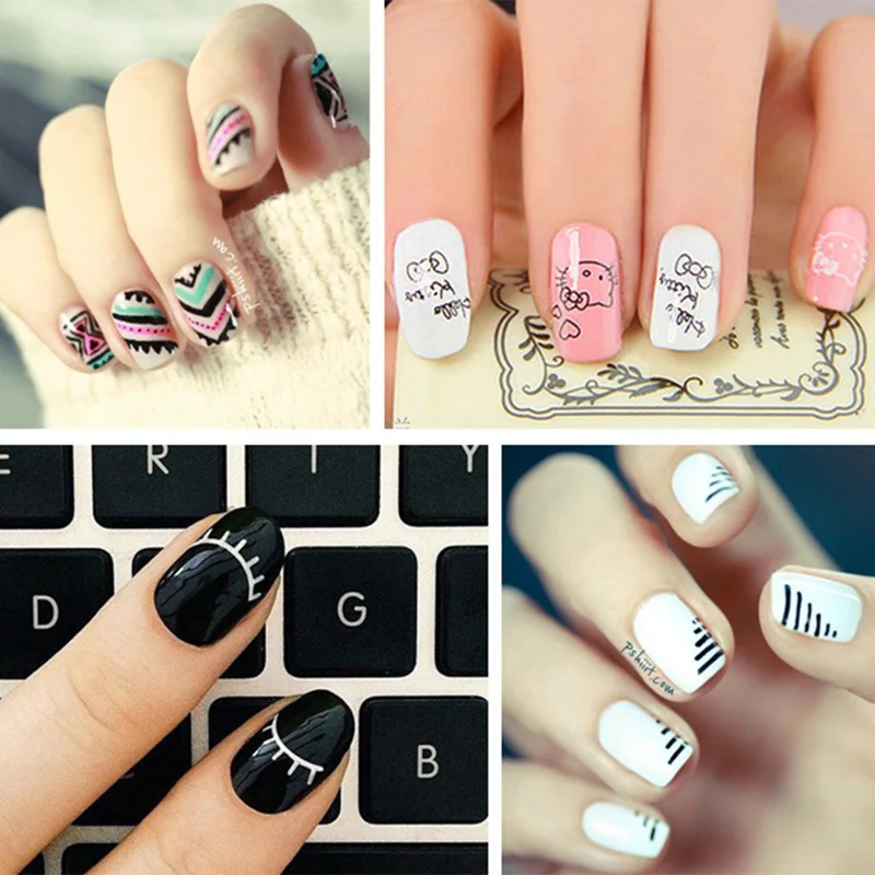 3 шт./компл. Nail Art Живопись из линий ручка Кисточки Из метала золотого цвета Гель-лак для УФ-лампы Советы цветок 3D дизайн маникюра и педикюра, фрезер для рисования набор инструментов для самостоятельного ремонта