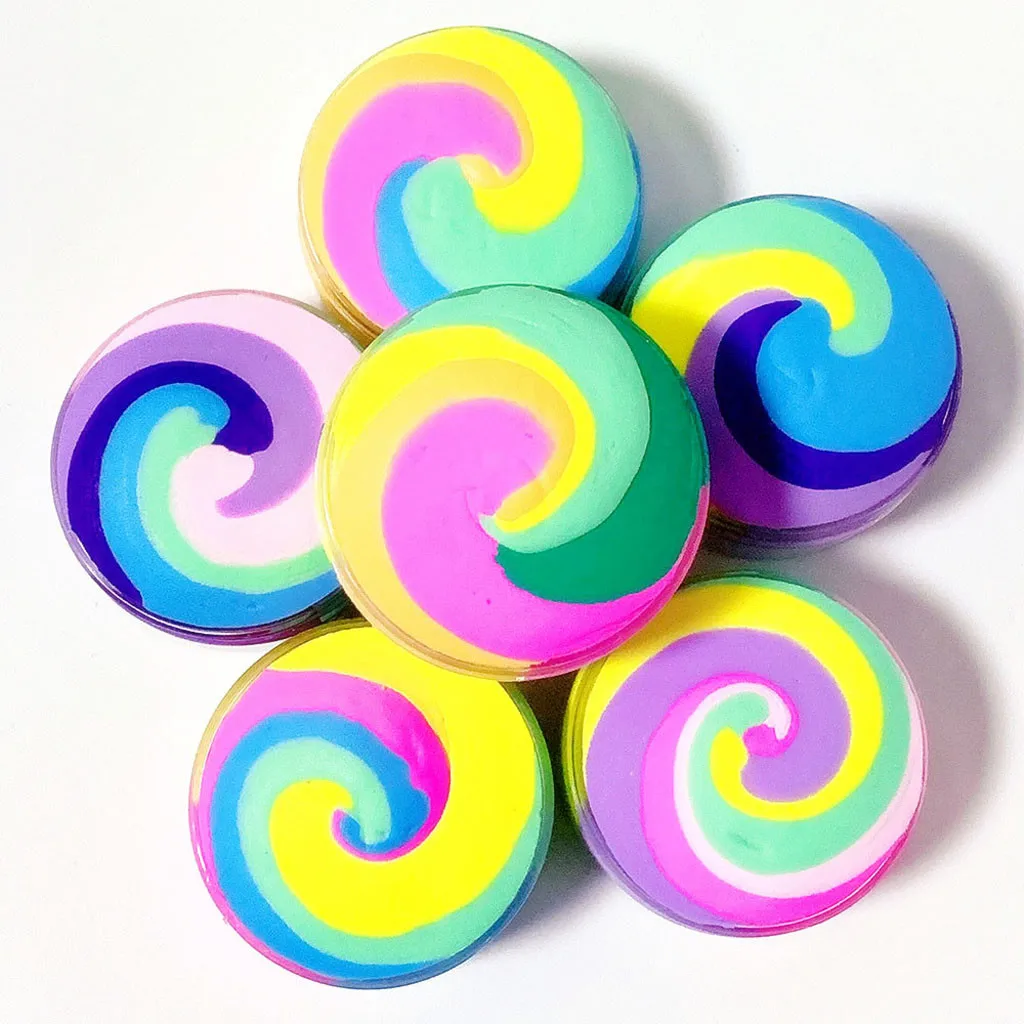 Игрушки для детей HIINST Slime радужные забавные игрушки снятия стресса с кристаллами