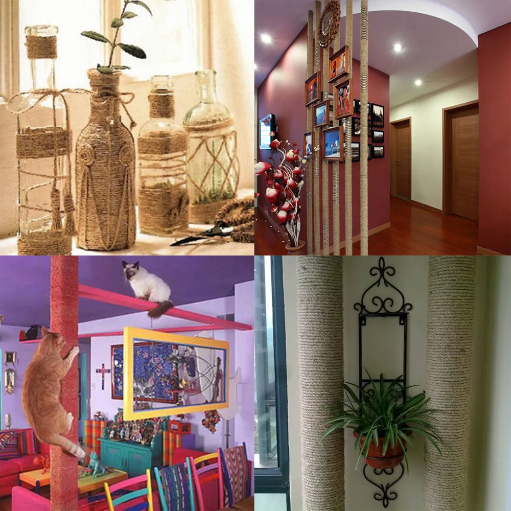 10 м/шт. Сделай Сам джут шпагат строка Винтаж рустикальная свадьба украшение дома