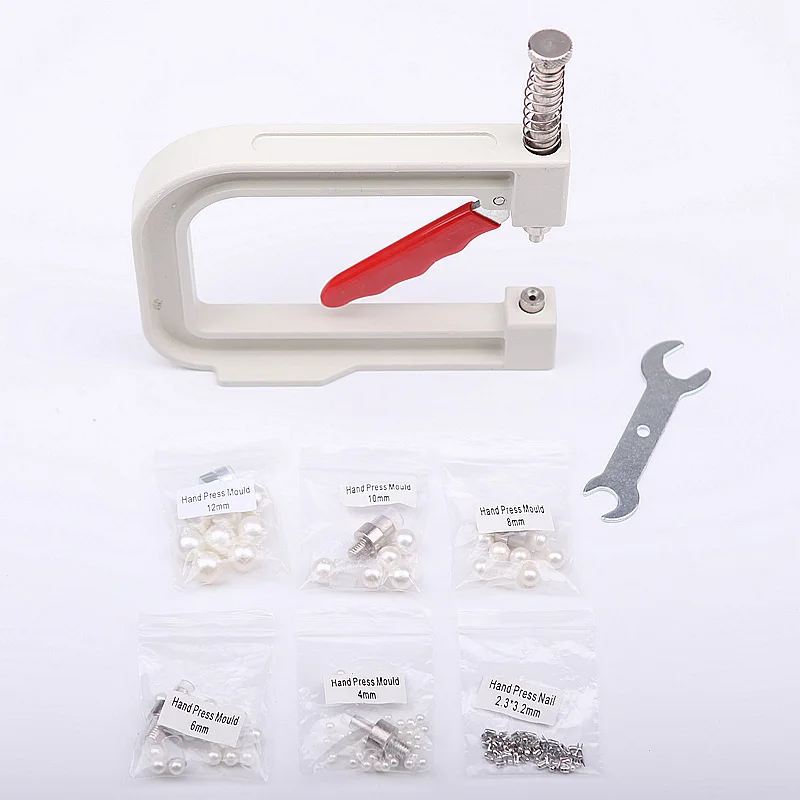 Швейные аксессуары 1 комплект ручной инструмент для заклепки бусин своими руками