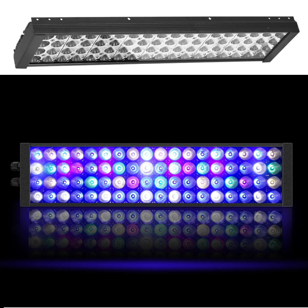 PopBloom Led освещения аквариума свет полный спектр для 24 inch морской коралловый