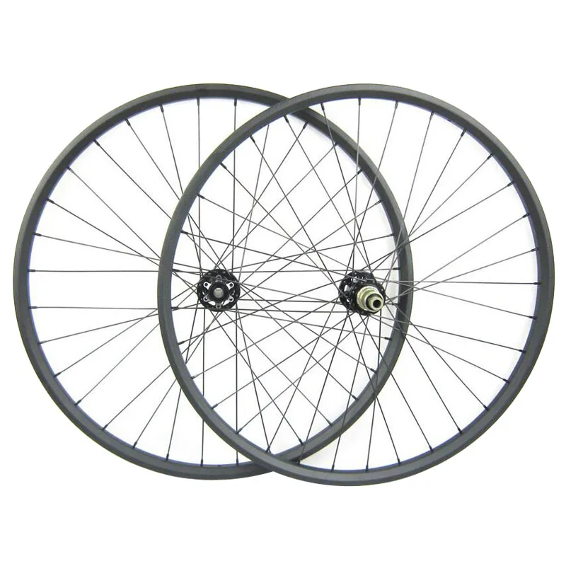 Углеродные колеса 26 &quot25x25 MTB для горного велосипеда с дисковым тормозным ступица