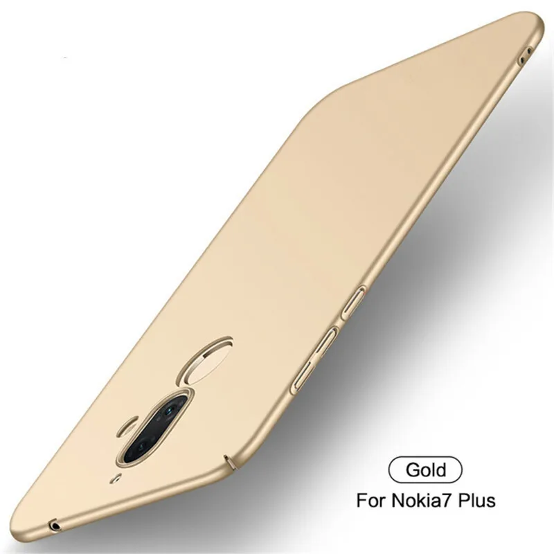 For Nokia 7 Plus Case Nokia7 Cover Ultra-thin Smooth Back Protection Plastic PC |
