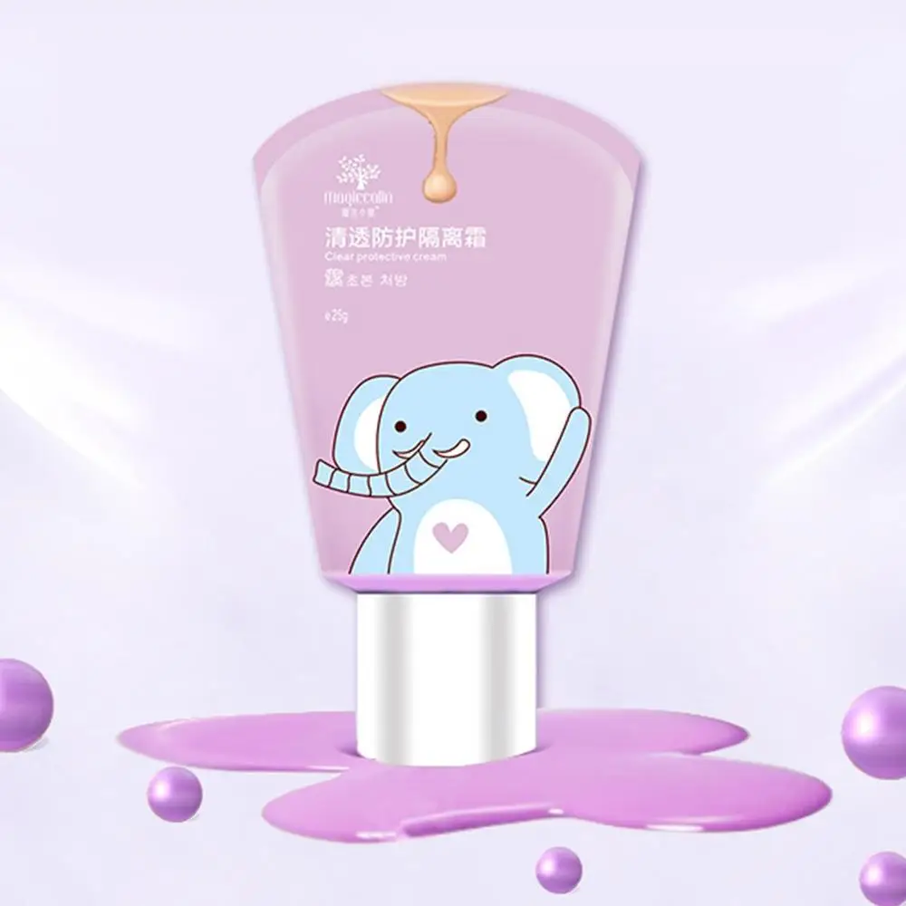 Purple Для женщин Face Primer натуральный матовый макияж Фонд Макияж базы УФ-защиты крем - Цвет: Purple
