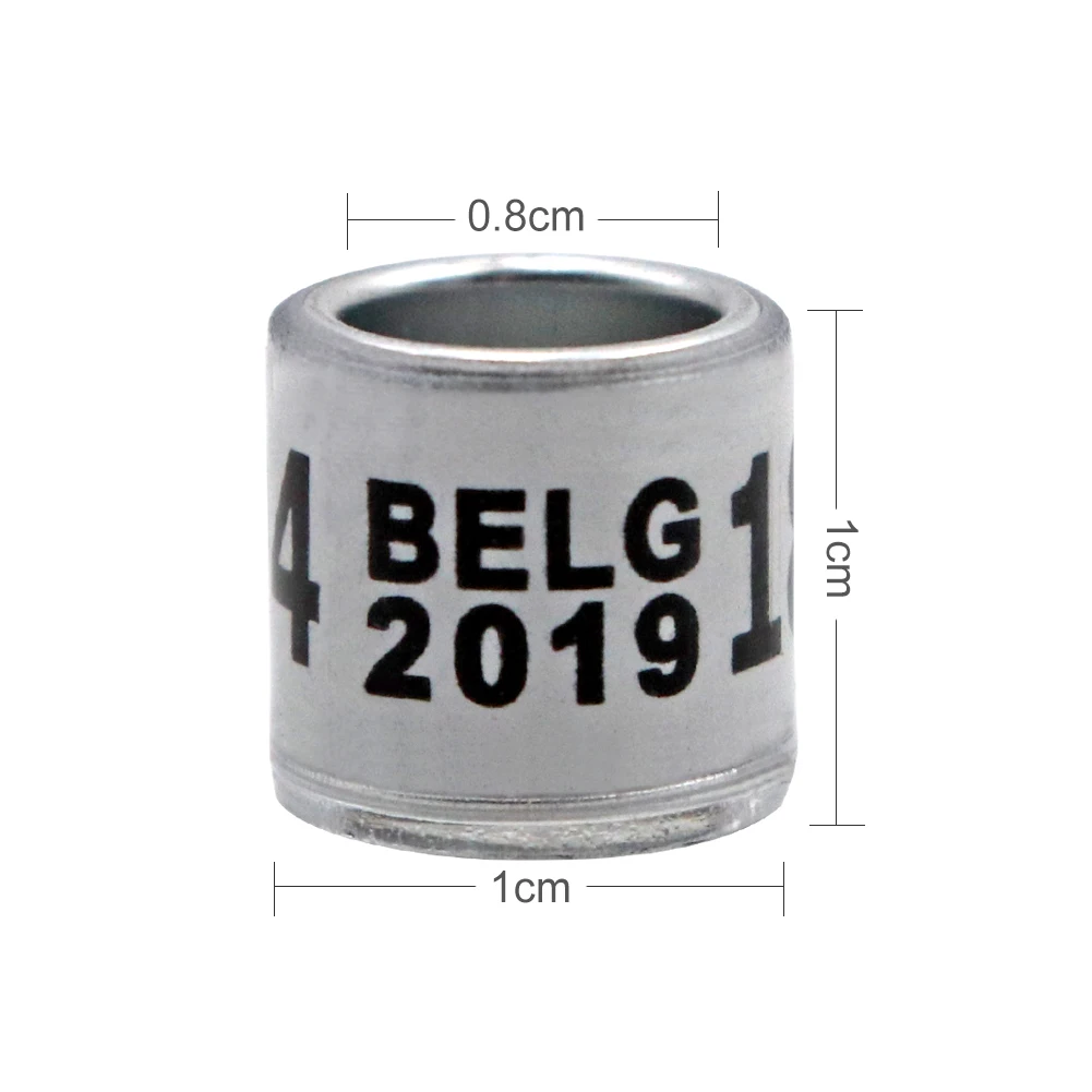 BELG кольцо для ног голубя со словом серьги BELG 100 шт качественное прочное кольцо для птиц кольцо для ног фазана инструменты для птиц