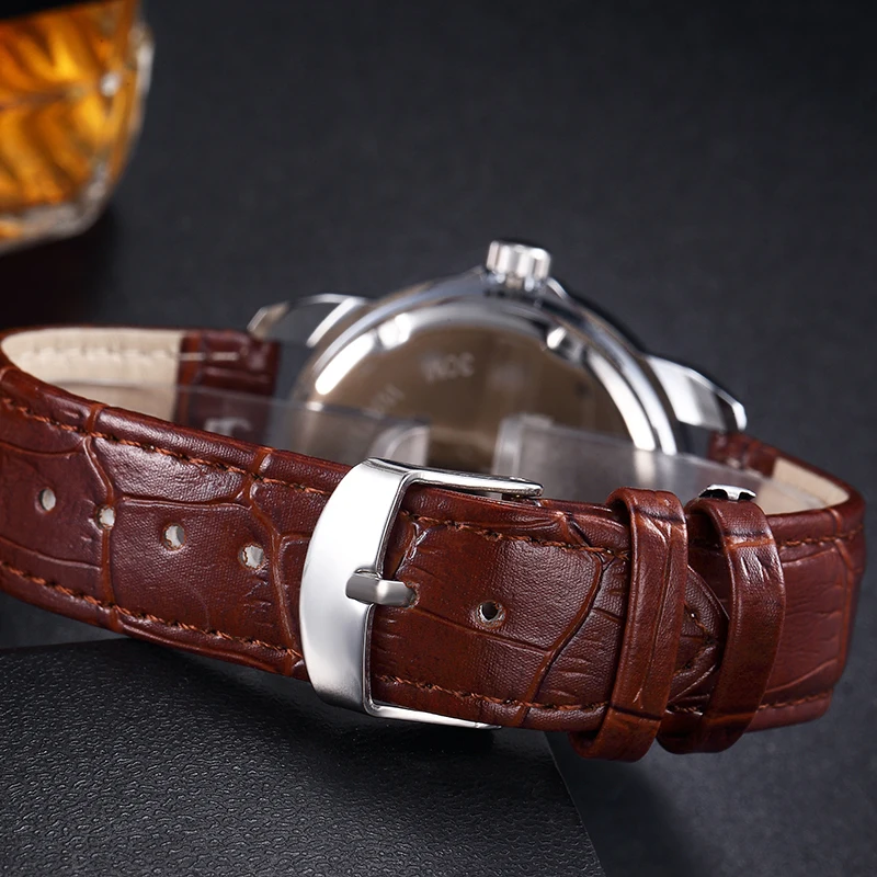 Fedylon Фирменная Новинка модные часы Для мужчин элегантный британский стиль