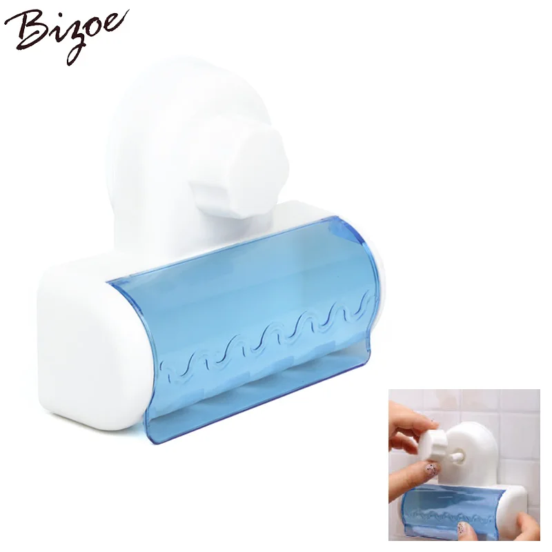

bathroom powerful suction toothbrush holder dust cover rack