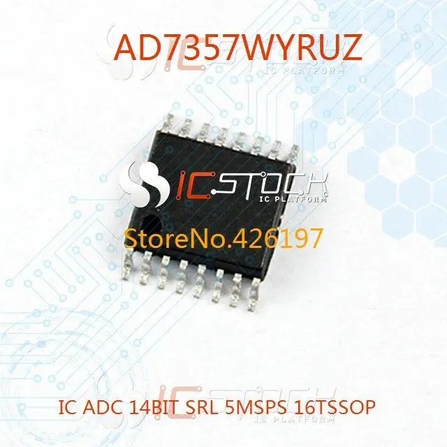 Free Shipping AD7357WYRUZ IC ADC 14BIT SRL 5MSPS 16TSSOP 7357 AD7357 1PCS |