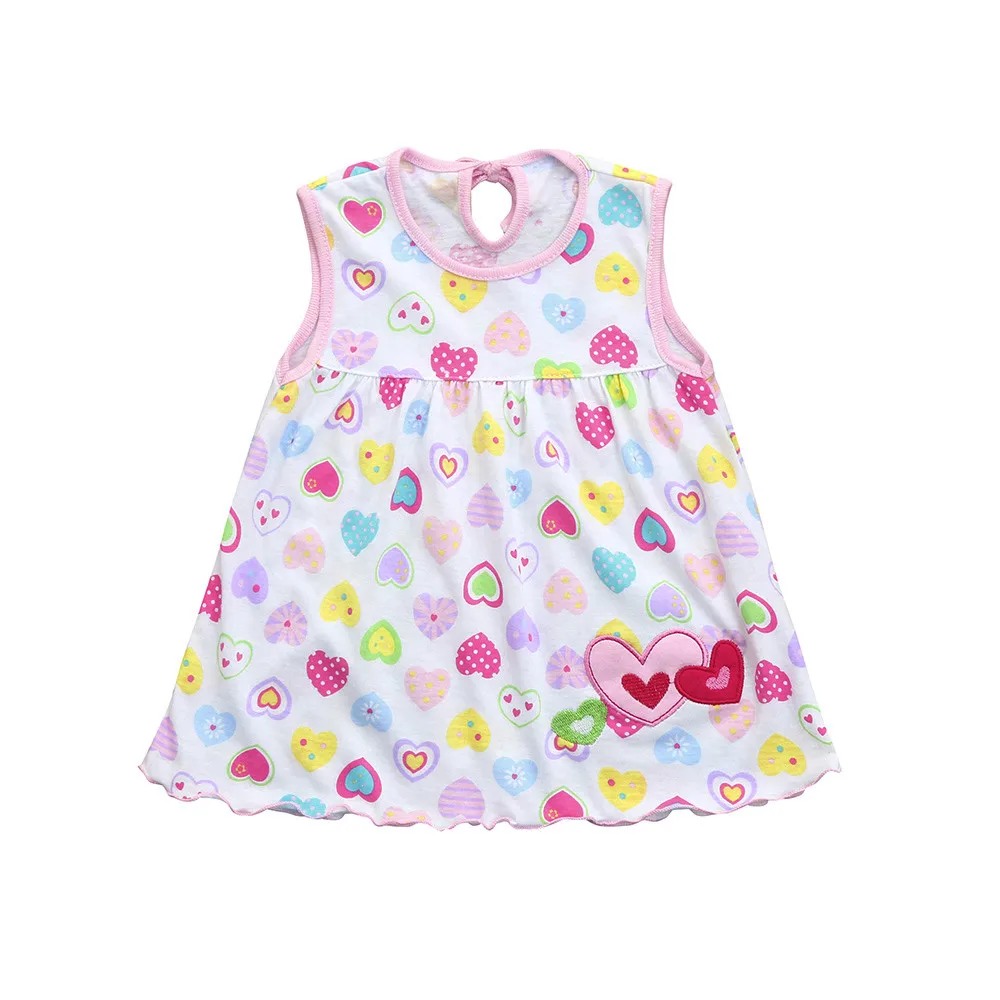 Baby Short Sleeve Floral Top Shorts Set Toddler Cute Cotton Flower Children Dot Striped Tees Dress T-Shirt Vest | Детская одежда и
