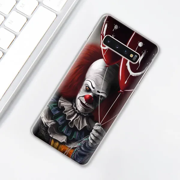 015 Джокера клоун ужас чехол для телефона для samsung Galaxy S10e S10 плюс S7 S8 S9 Plus, Note 8, 9, 10, плюс M10 M20 M30 жесткий чехол Coque - Цвет: 015