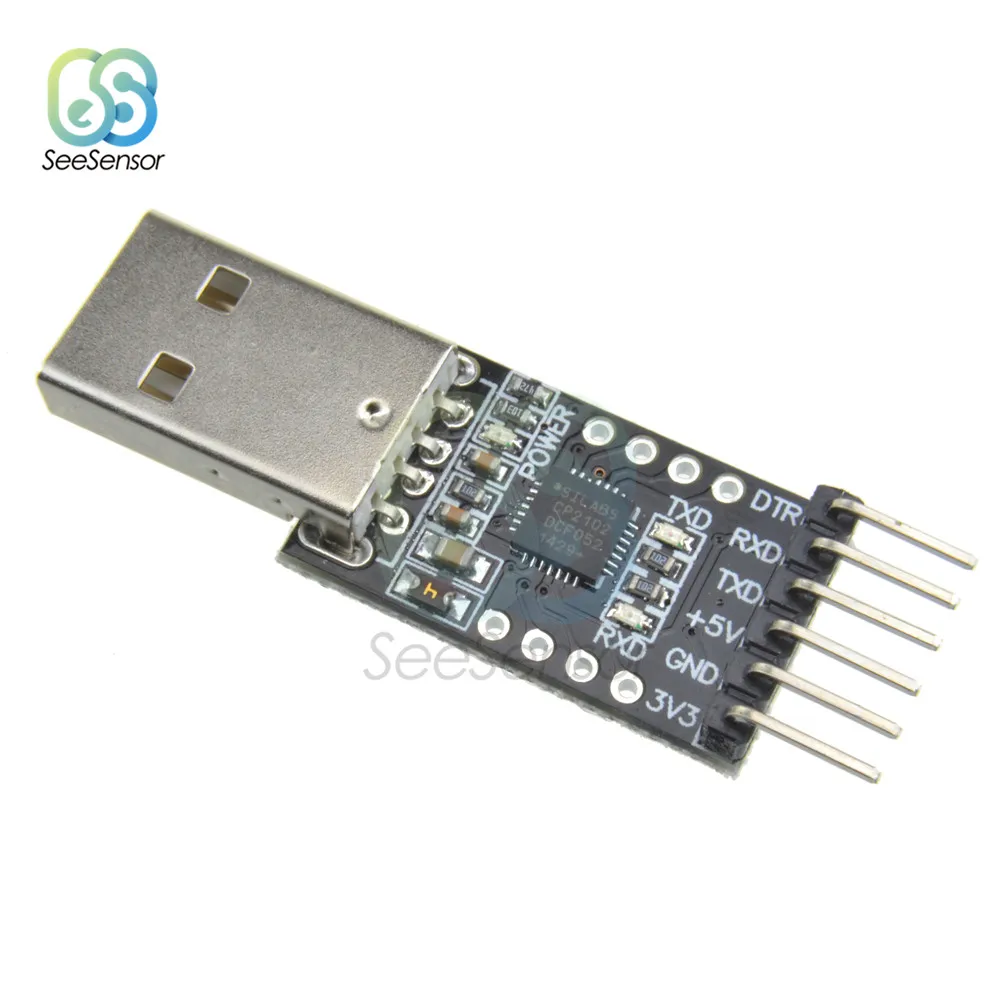 1Pcs CP2102 USB 2.0 to TTL UART Module 6Pin Serial Converter STC Replace FT232 Adapter 3.3V/5V Power | Инструменты