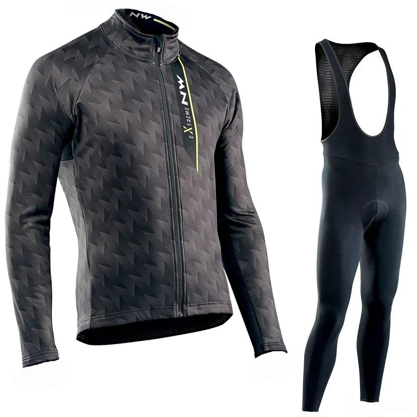 Pic Color10 Northwave NW Pro team Одежда для велоспорта мужская с длинным рукавом Джерси костюм дышащая осенняя одежда для езды на велосипеде MTB комплект одежды - Color: Pic Color10