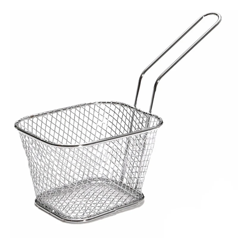2019 Новинка 1 шт. чипы мини корзины для жарки фритюрница из нержавеющей стали