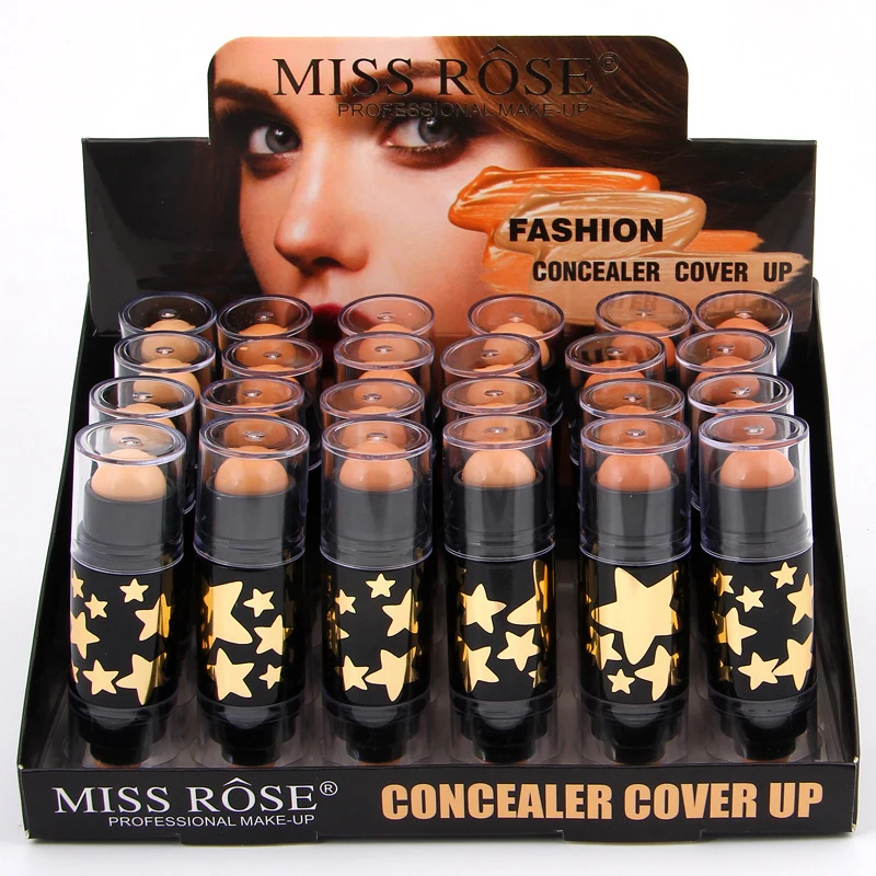 Карандаш консилер Miss Rose с двойной головкой профессиональный крем для макияжа