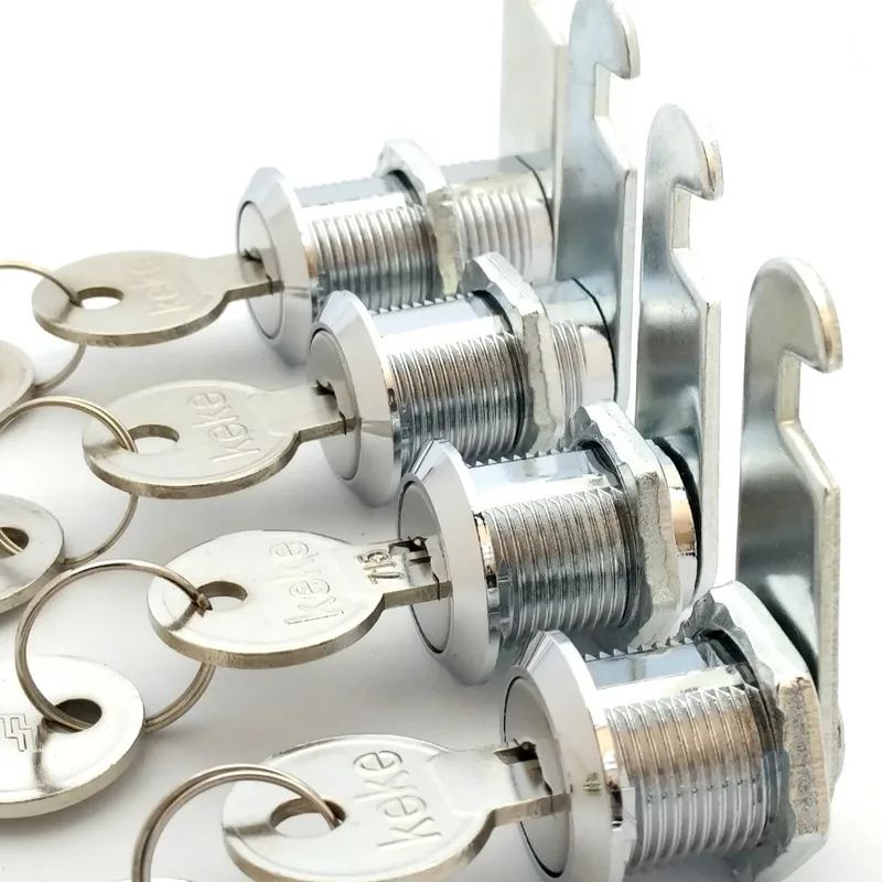 Замок цилиндрический алюминиевый для ящика почтового 20 мм|Защелки и болты