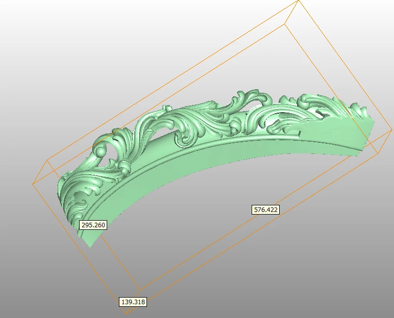 Модель 3D STL для фрезерного станка с ЧПУ рельефная резьба дизайн мебели диван