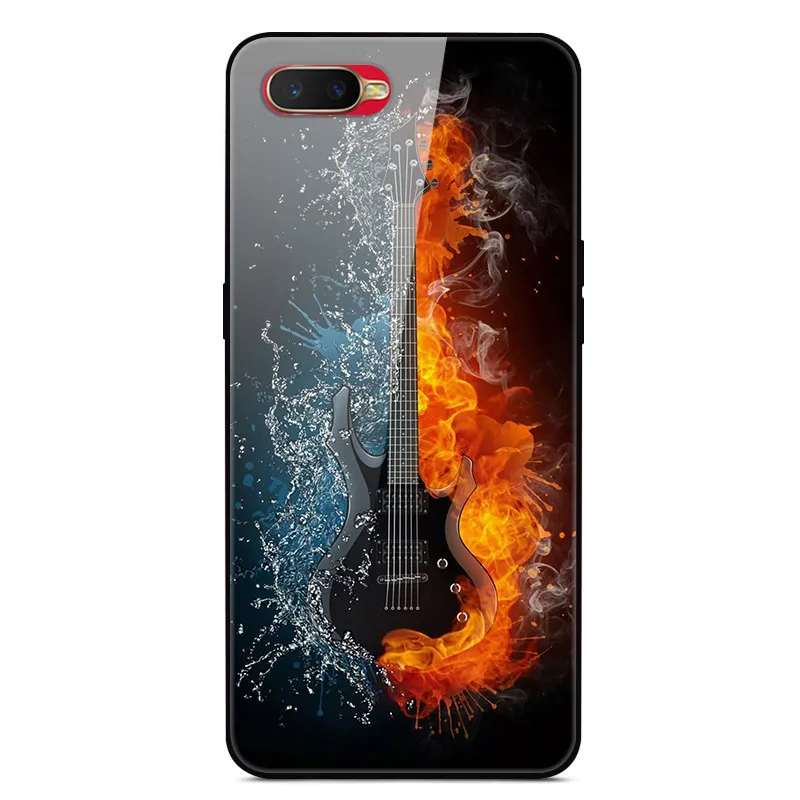 Закаленное стекло Чехол для OPPO RX17 Neo Case Жесткий ПК Красочная задняя крышка Для OPPO RX17 Pro RX 17 Neo RX17Neo Чехол для телефона с бампером