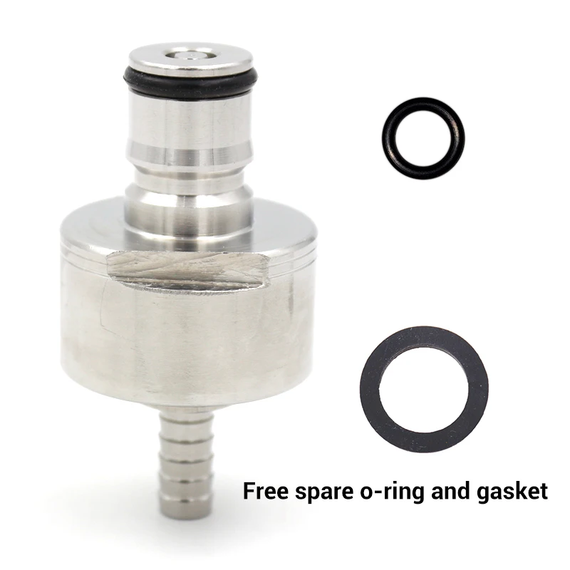 Крышка из нержавеющей стали для углекислого газа с барбом 5/16 дюйма тип шарового