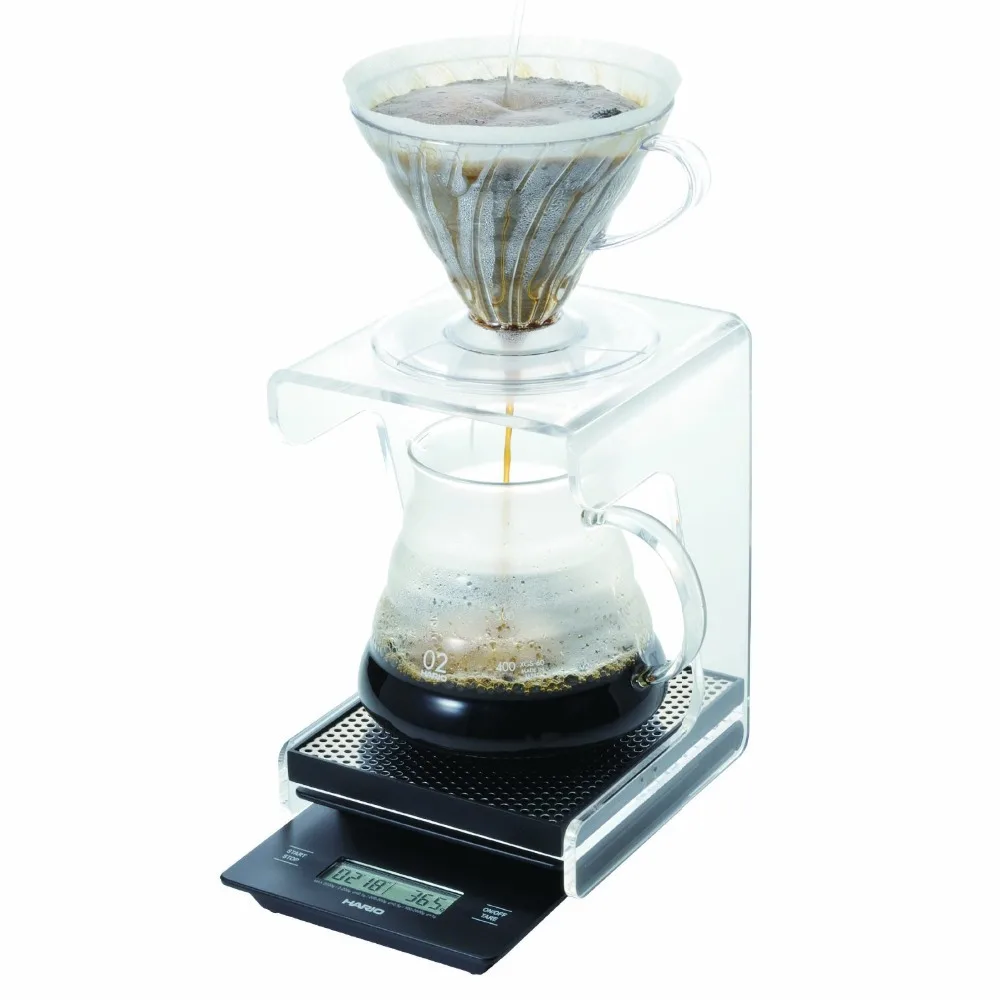 Цифровые кухонные весы FeiC V60 VST-2000B 1 шт. 2000 г/0 г для мера кофе пищевых продуктов