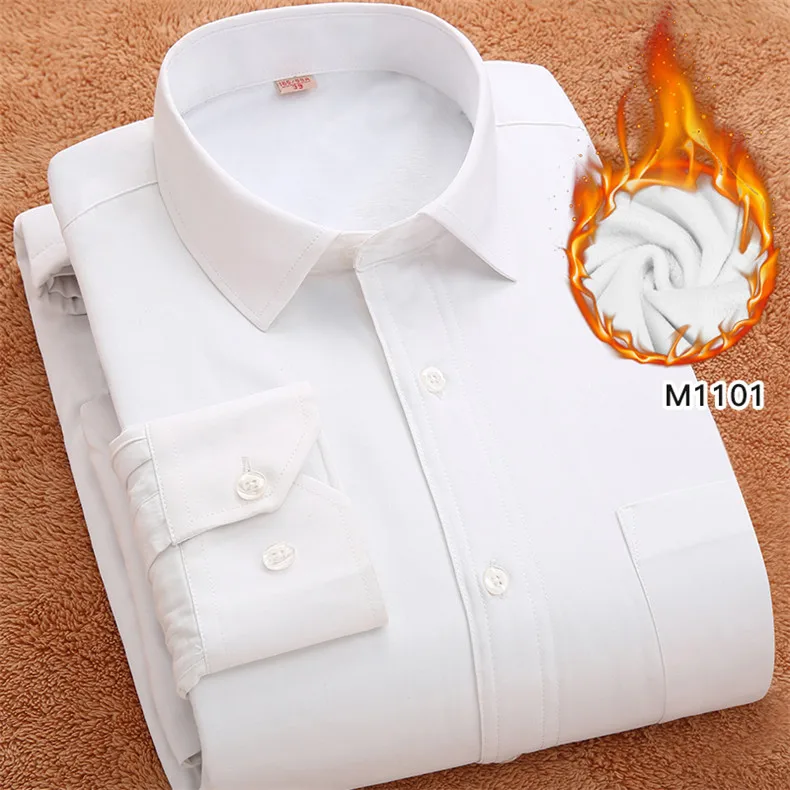 FillenGudd зима 8xl размера плюс мужские повседневные полосатые рубашки дешевая Высококачественная теплая Вельветовая одежда с длинным рукавом большого размера - Цвет: M1101