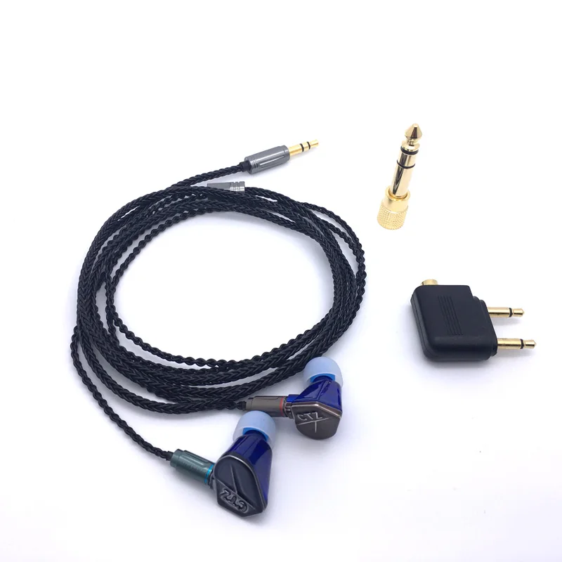 2018 New CTZ Kodo In Ear Earphone Dynamic and Balanced Armature 2 Units Hybrid Driver HIFI MMCX Interface Connector Headphones |