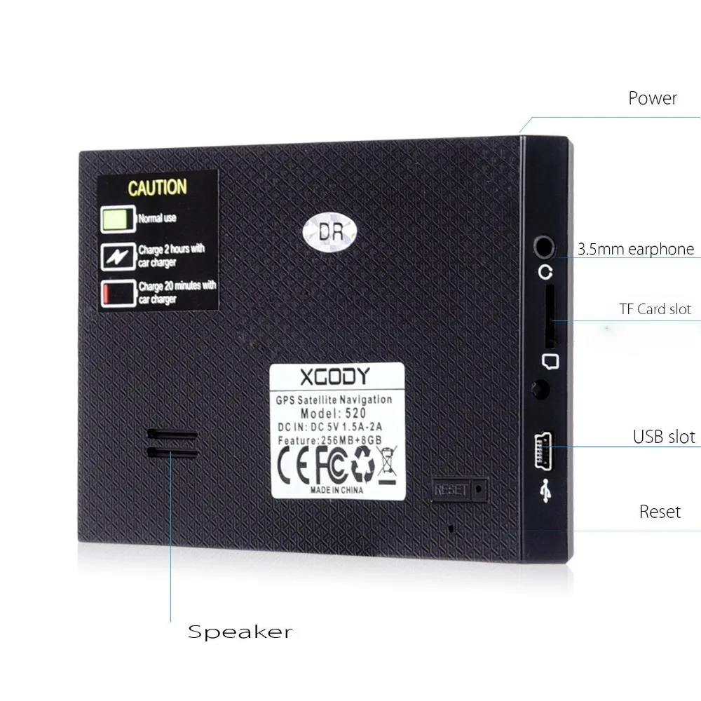 XGODY 520 5 дюймов Автомобильный gps навигатор 256 МБ+ 8 Гб сенсорный экран FM SAT NAV грузовик gps навигатор Navitel Европа бесплатное обновление карты